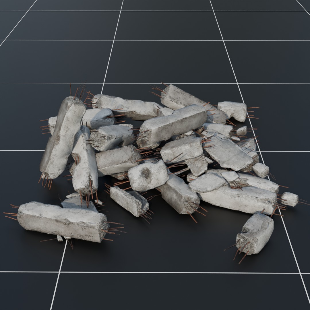 Concrete Rubble Set_V3